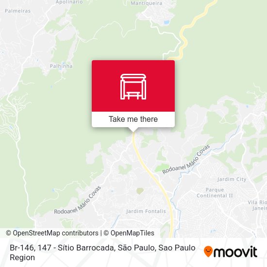 Br-146, 147 - Sítio Barrocada, São Paulo map
