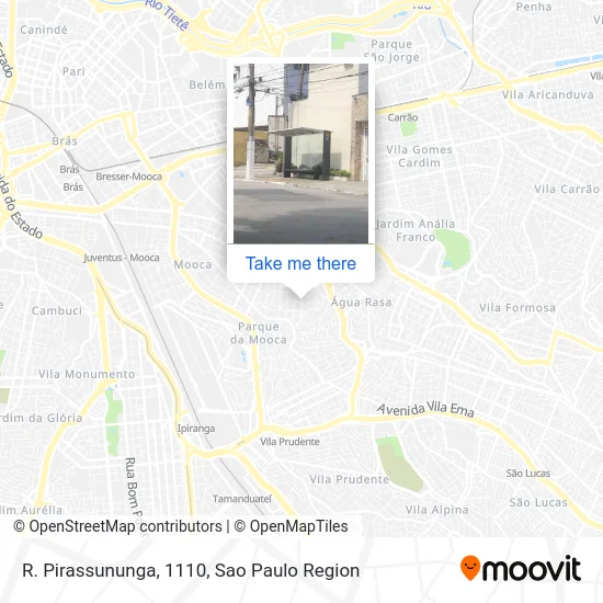 R. Pirassununga, 1110 map