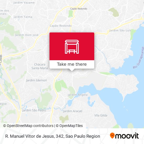 R. Manuel Vitor de Jesus, 342 map
