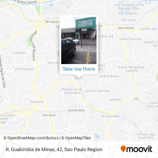 R. Guabiroba de Minas, 42 map
