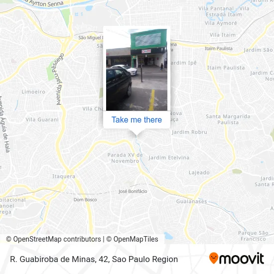 R. Guabiroba de Minas, 42 map