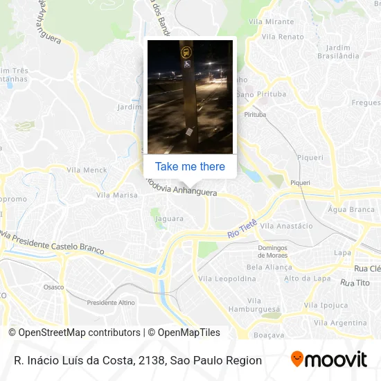 R. Inácio Luís da Costa, 2138 map