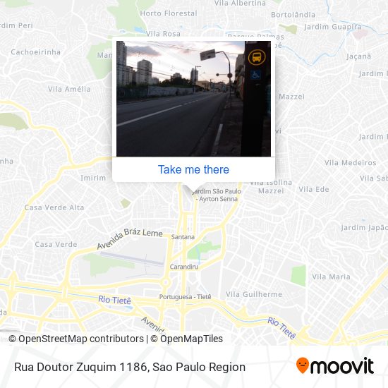 Rua Doutor Zuquim 1186 map