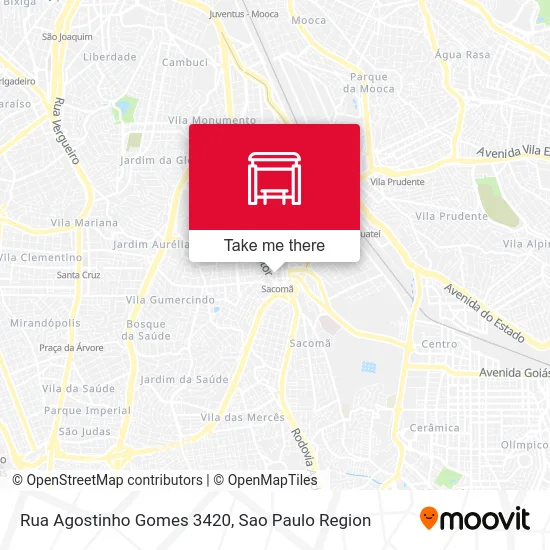 Rua Agostinho Gomes 3420 map