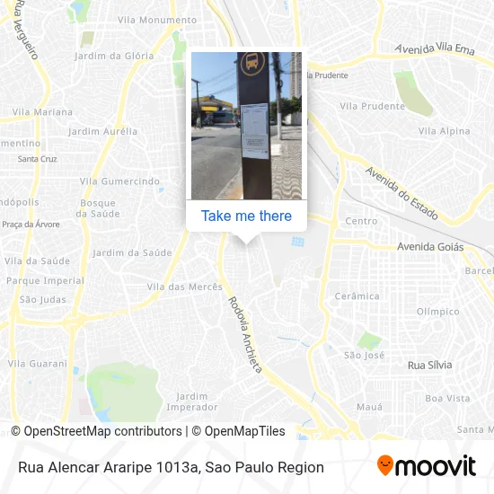 Rua Alencar Araripe 1013a map