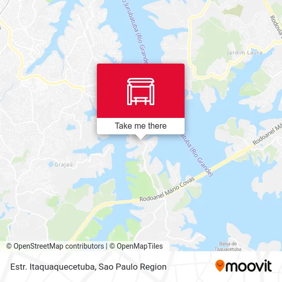 Estr. Itaquaquecetuba map