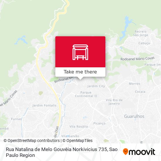 Rua Natalina de Melo Gouvêia Norkivicius 735 map