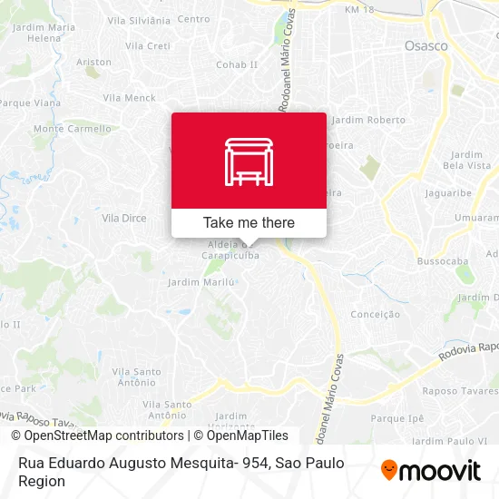 Rua Eduardo Augusto Mesquita- 954 map
