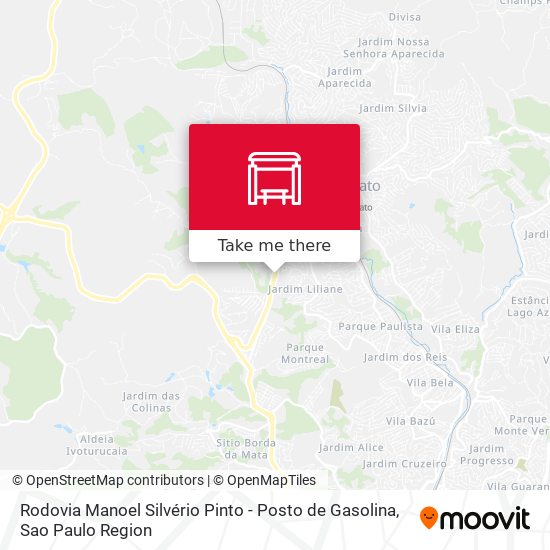 Rodovia Manoel Silvério Pinto - Posto de Gasolina map