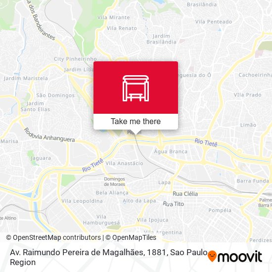 Av. Raimundo Pereira de Magalhães, 1881 map