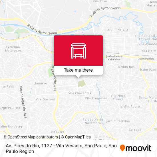 Av. Pires do Rio, 1127 - Vila Vessoni, São Paulo map
