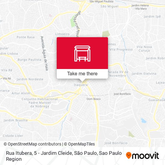 Mapa Rua Itubera, 5 - Jardim Cleide, São Paulo