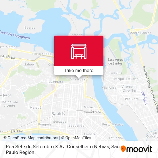 Rua Sete de Setembro X Av. Conselheiro Nébias map