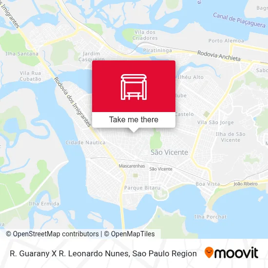 R. Guarany X R. Leonardo Nunes map