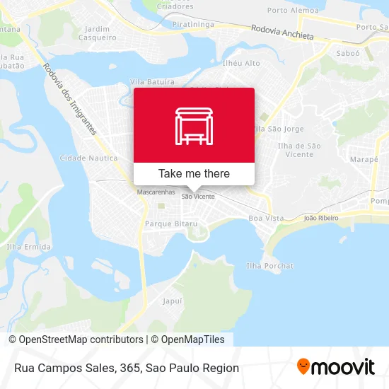 Rua Campos Sales, 365 map