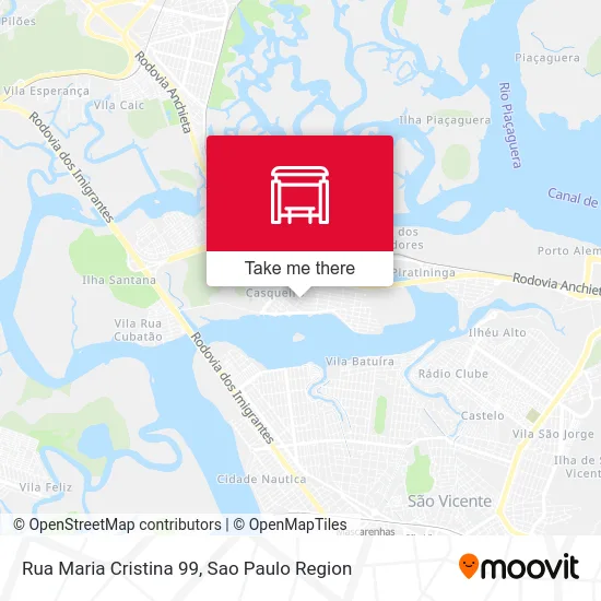 Rua Maria Cristina 99 map