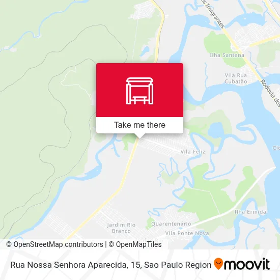 Rua Nossa Senhora Aparecida, 15 map