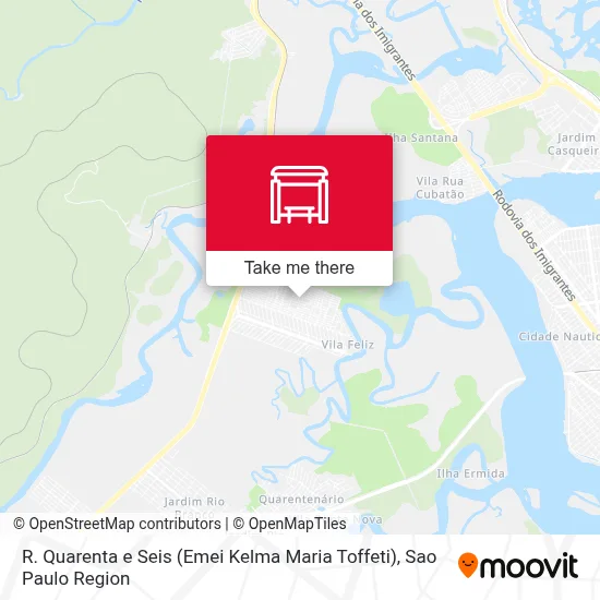 R. Quarenta e Seis (Emei Kelma Maria Toffeti) map