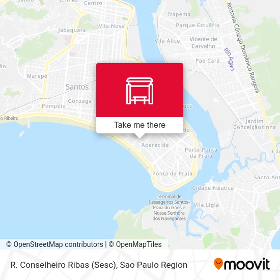 R. Conselheiro Ribas (Sesc) map