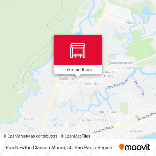 Rua Newton Classen Moura, 50 map