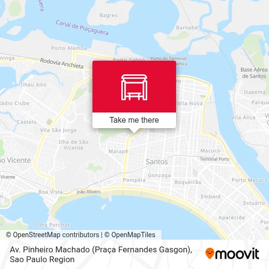 Av. Pinheiro Machado (Praça Fernandes Gasgon) map