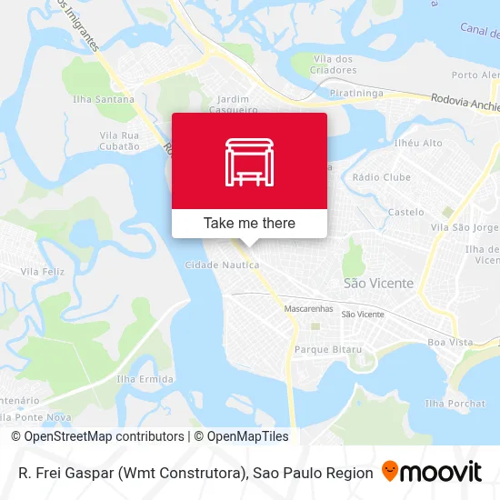 R. Frei Gaspar (Wmt Construtora) map