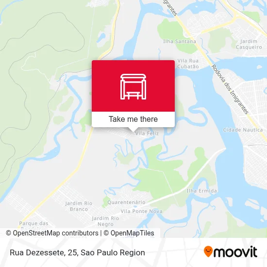 Rua Dezessete, 25 map