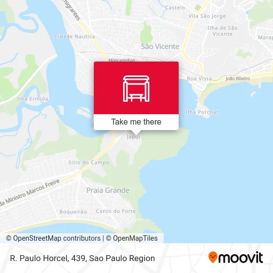 R. Paulo Horcel, 439 map