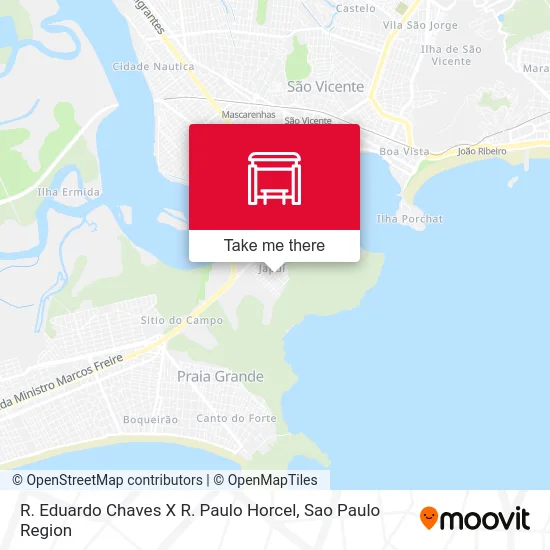 R. Eduardo Chaves X R. Paulo Horcel map