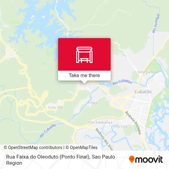 Rua Faixa do Oleoduto (Ponto Final) map