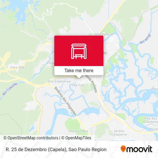 R. 25 de Dezembro (Capela) map