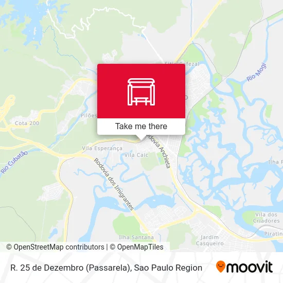 R. 25 de Dezembro (Passarela) map