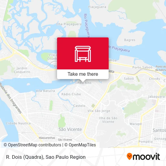 R. Dois (Quadra) map