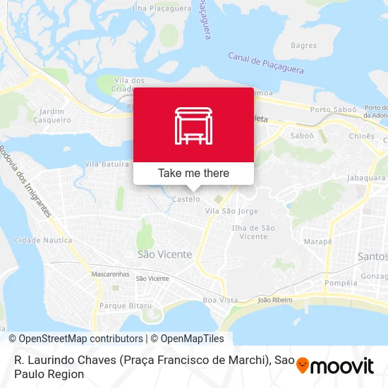 R. Laurindo Chaves (Praça Francisco de Marchi) map