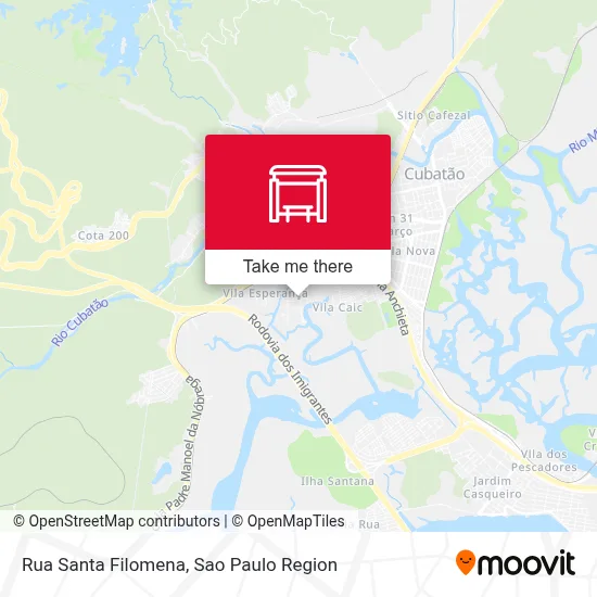 Rua Santa Filomena map