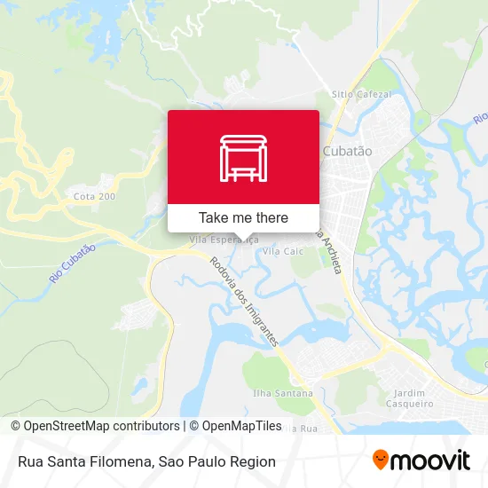 Rua Santa Filomena map