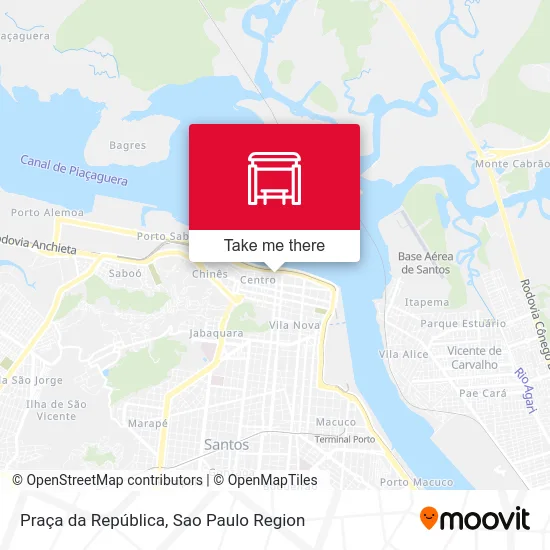 Praça da República map