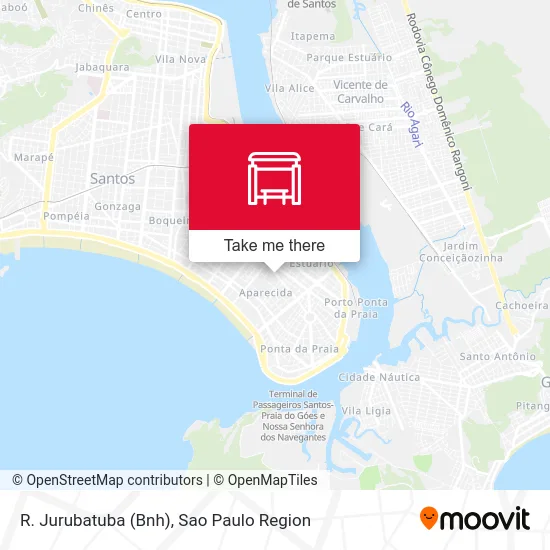R. Jurubatuba (Bnh) map