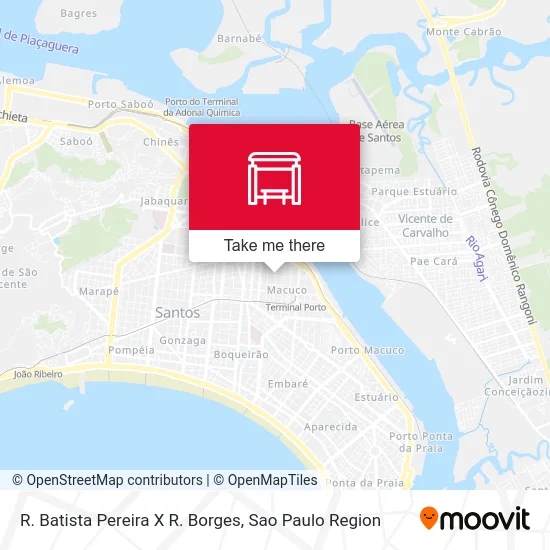 R. Batista Pereira X R. Borges map