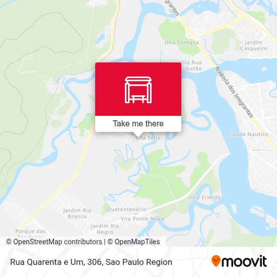 Rua Quarenta e Um, 306 map