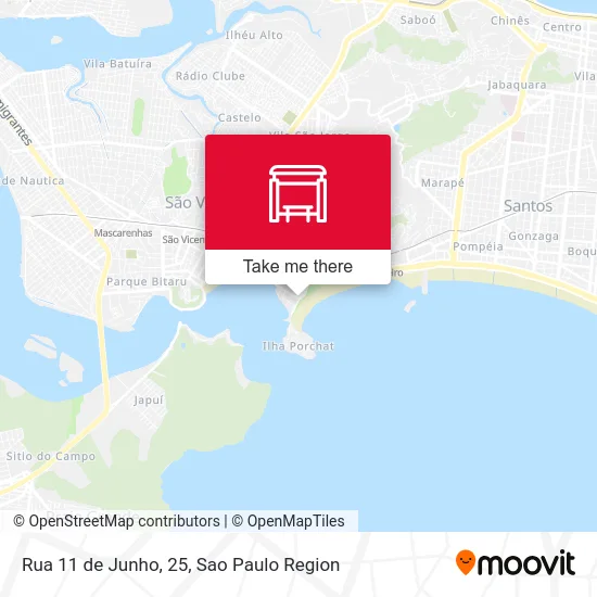 Rua 11 de Junho, 25 map