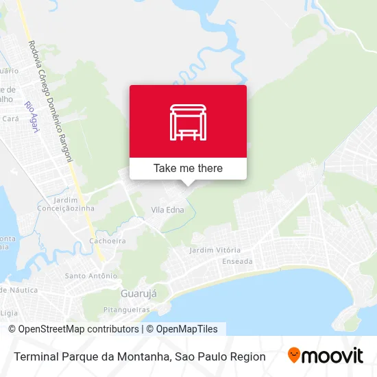Terminal Parque da Montanha map