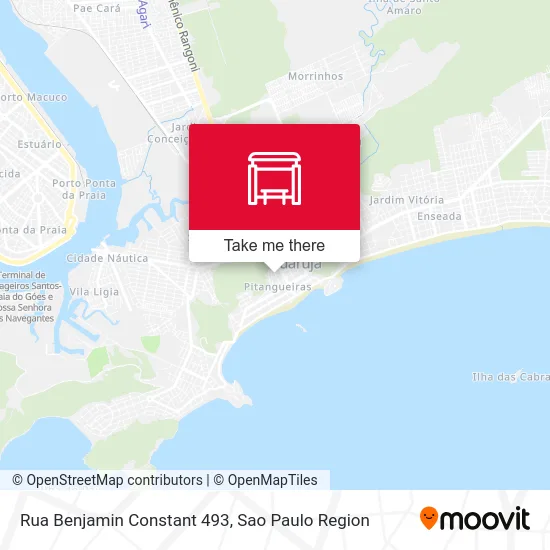 Rua Benjamin Constant 493 map