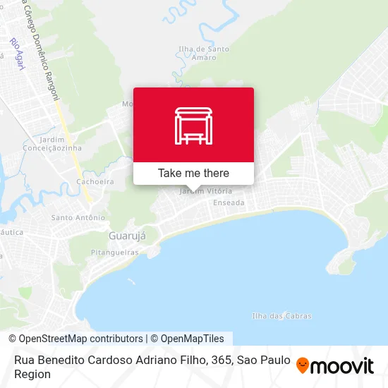 Rua Benedito Cardoso Adriano Filho, 365 map