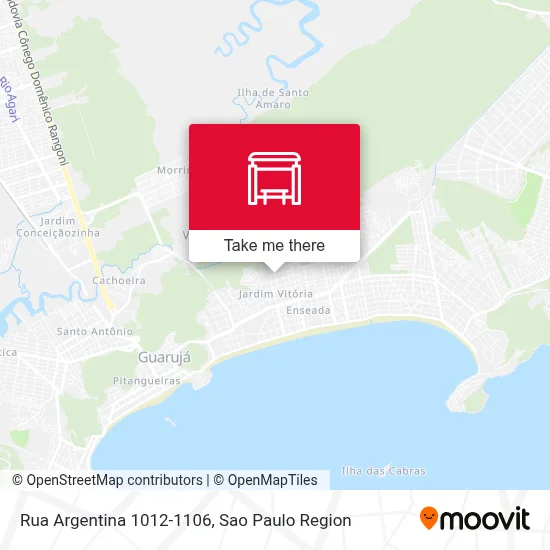 Rua Argentina 1012-1106 map