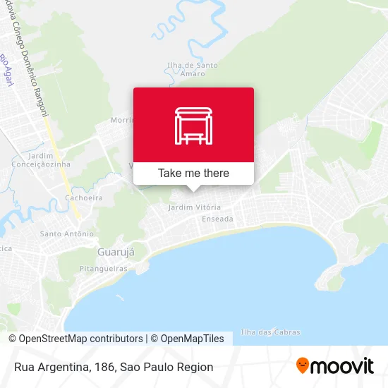 Rua Argentina, 186 map