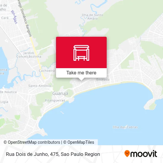 Rua Dois de Junho, 475 map