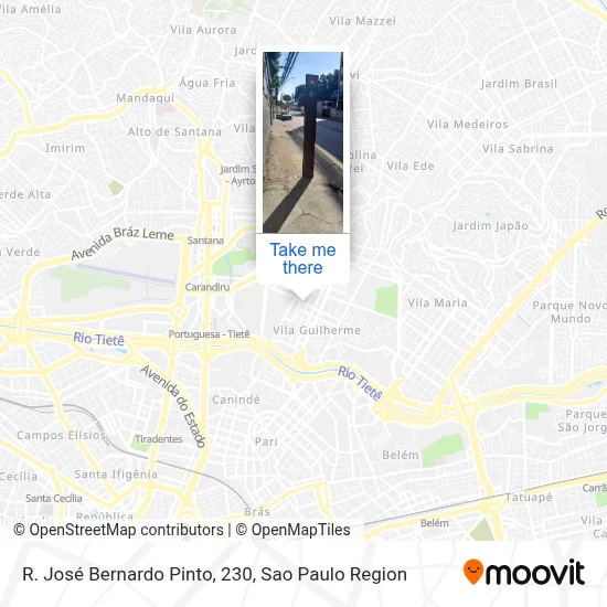 R. José Bernardo Pinto, 230 map