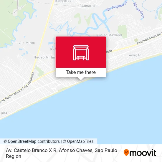 Av. Castelo Branco X R. Afonso Chaves map