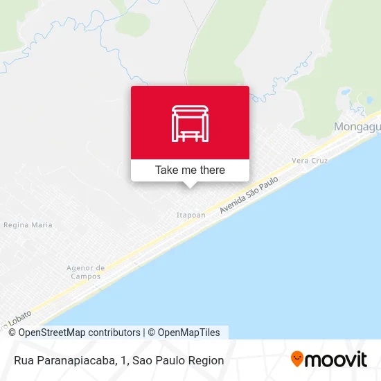 Rua Paranapiacaba, 1 map